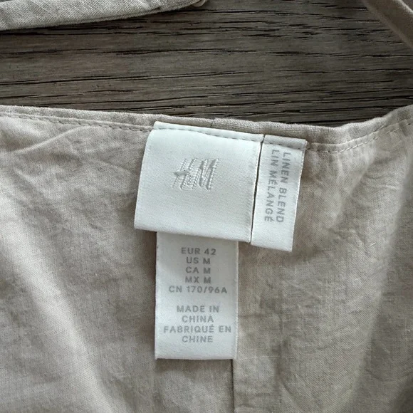 Linen Mini Dress - Picture 4 of 4